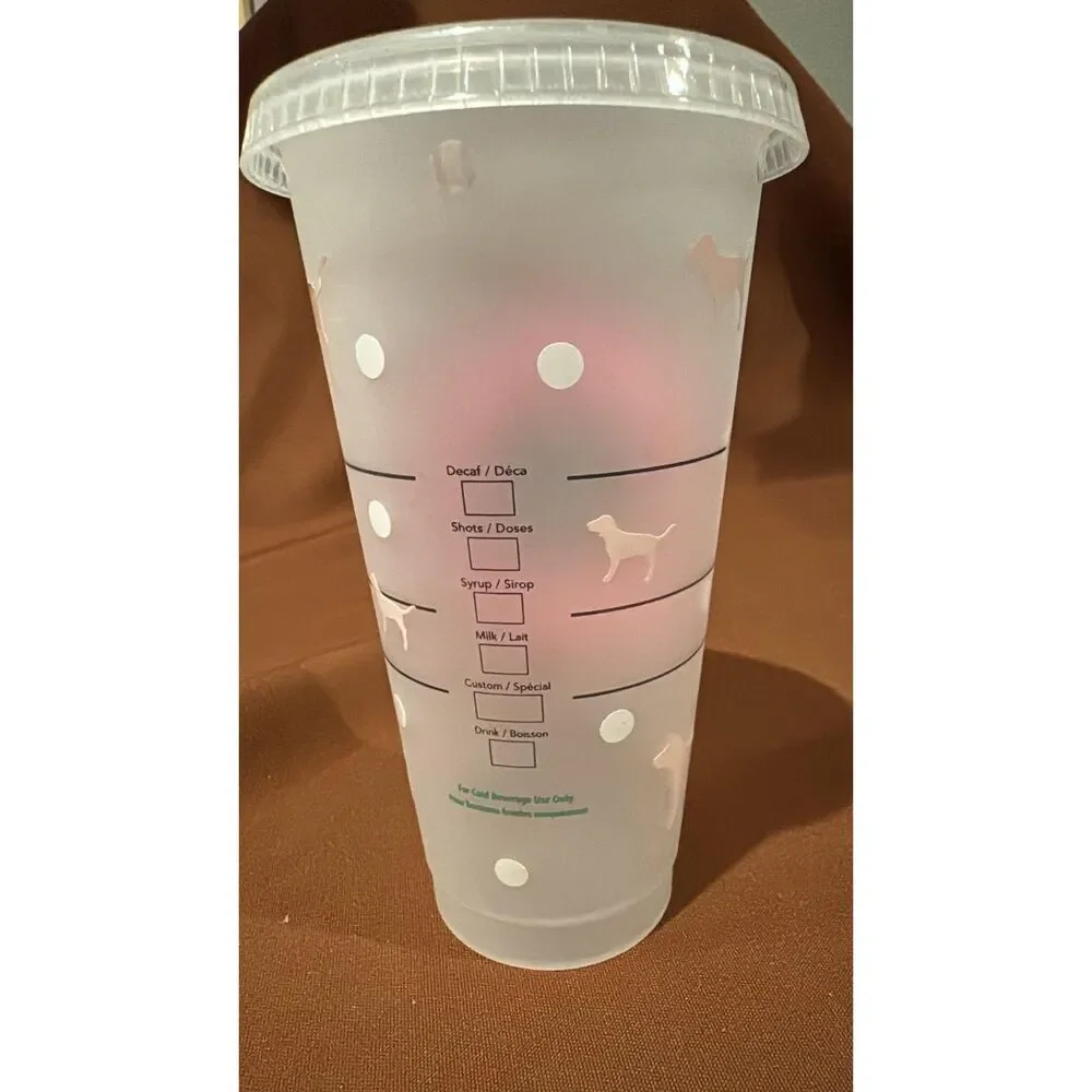 Starbucks pink cold